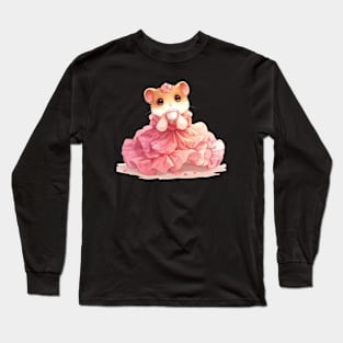 Coquette Sad Hamster Long Sleeve T-Shirt